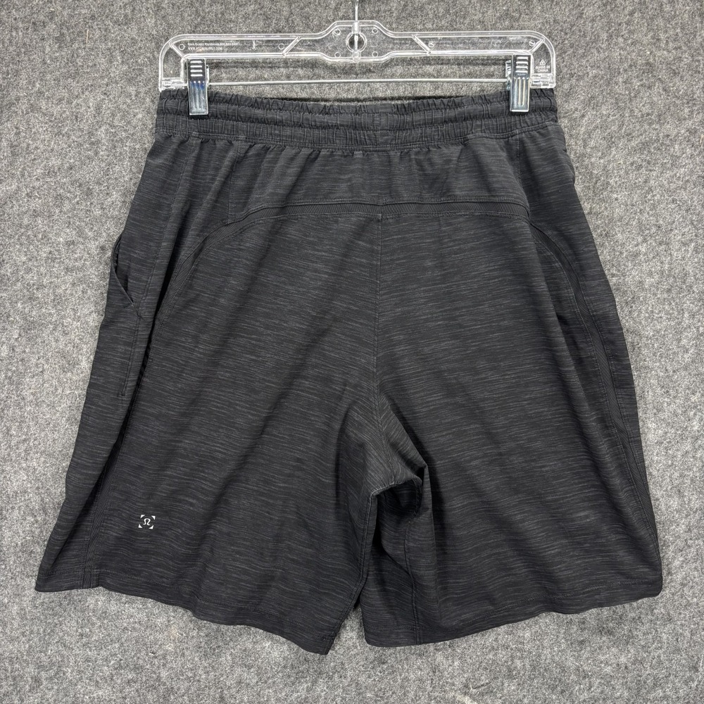 Lululemon Pace Breaker Shorts Men's Medium 9" Black Gym train Run LM7AL4S